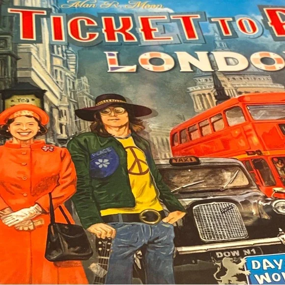 Days of Wonder Ticket to Ride London Board Game Beatles, Fashion 70’s NIB sealed - Picture 5 of 6